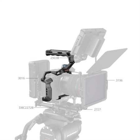 SmallRig 3830C - zestaw z klatką do Canon EOS R5/R6/R5C, przykład użycia